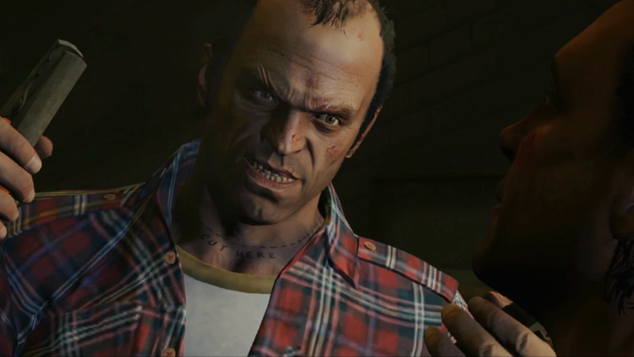 Grand Theft Auto V i scena tortur